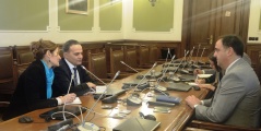 19 February 2015 The Head of the Parliamentary Friendship Group with Turkey in meeting with the Turkish Ambassador to Serbia